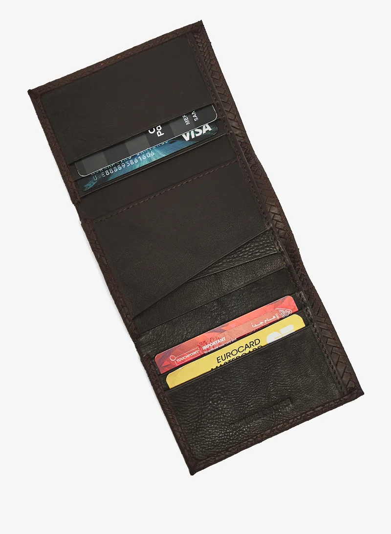 روبرت وود محفظة جلدية ثلاثية الطي أصلية